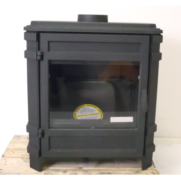 Poêle à Bois Fonte 8kW INVICTA Vosges Noir - P901634