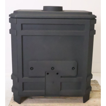Poêle à Bois Fonte 8kW INVICTA Vosges Noir - P901634