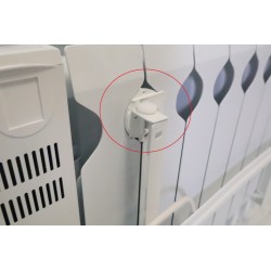 Radiateur Electrique à Inertie Fluide 1500W NOIROT Radiaflo Horizontal Blanc - DCS1065FDFS
