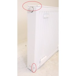 Radiateur Acier Eau Chaude 1332W HENRAD Premium Eco Type 22 H600xL700mm Blanc - 0192062207