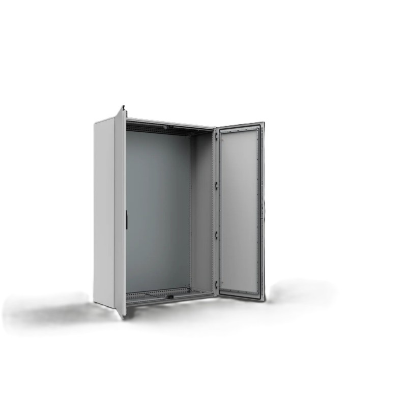 Armoire Electrique au Sol en Acier NVENT HOFFMAN MKD 2 Portes 1800X1600X400mm Grise - MKD18164R5