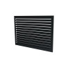 Panneau Face Arrière Seul DECOCLIM Pour Unité Extérieure en Aluminium Gris Anthracite Taille S