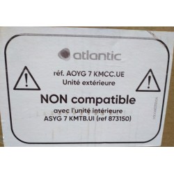 Unité Extérieure de Climatisation Réversible 2kW ATLANTIC Takao M2 Inverter Mono-Split Monophasée - AOYG7KMCC