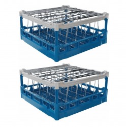 Chariot 6 Niveaux SRE 4 Paniers Plonge pour Vaisselle Réutilisable