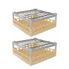 Chariot SRE 4 Paniers Plonge pour Vaisselle Réutilisable