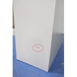 Vestiaire Industrie Salissante 3 Colonnes Fermeture Moraillon 180x120x50cm - NT-SA-3