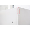 Vestiaire Industrie Salissante 3 Colonnes Fermeture Moraillon 180x120x50cm - NT-SA-3