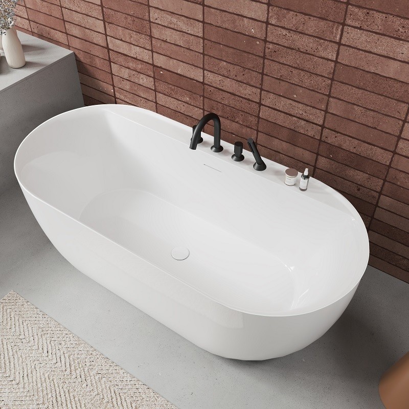 TOTS - Baignoire Îlot Acrylique Acoda 170X80X59.5cm Blanc - 779A