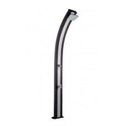 Douche Solaire d'Extérieur 30L FORMIDRA Spring Courbée Anthracite en Aluminium - DS-A122BN