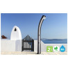 Douche Solaire d'Extérieur 30L FORMIDRA Spring Courbée Anthracite en Aluminium - DS-A122BN