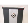 Douche Solaire d'Extérieur 30L FORMIDRA Spring Courbée Anthracite en Aluminium - DS-A122BN