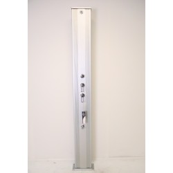 Douche Solaire Hybride d'Extérieur 37L FORMIDRA Dada Straight Aluminium - D463-AX - NEUVE