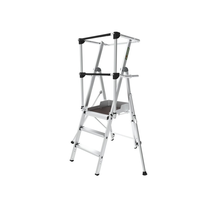 Escabeau Plate-Forme Individuelle Mobile XHANDER 3 Marches Hauteur de Travail 2,70m
