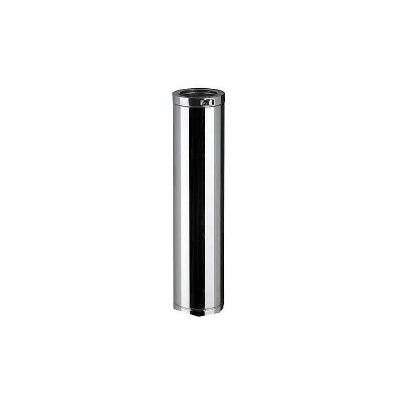 Conduit de Fumée Isolé POUJOULAT Therminox TI ED1200-150TI Élément Droit Ø150mm L120cm Inox - 21150017