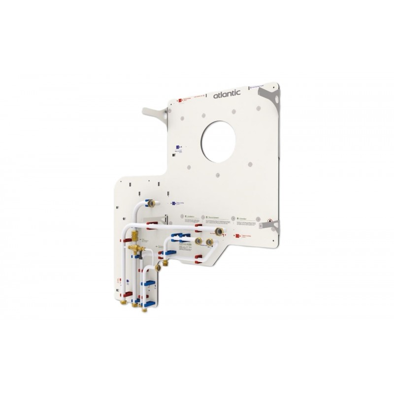 Dosseret de Pré-Raccordement ATLANTIC Simplifix Gauche 1 Zone pour Pompe à Chaleur Alféa Extensa Duo A.I