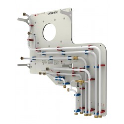 Dosseret de Pré-Raccordement ATLANTIC Simplifix Droite 2 Zones pour Pompe à Chaleur Alféa Extensa Duo A.I