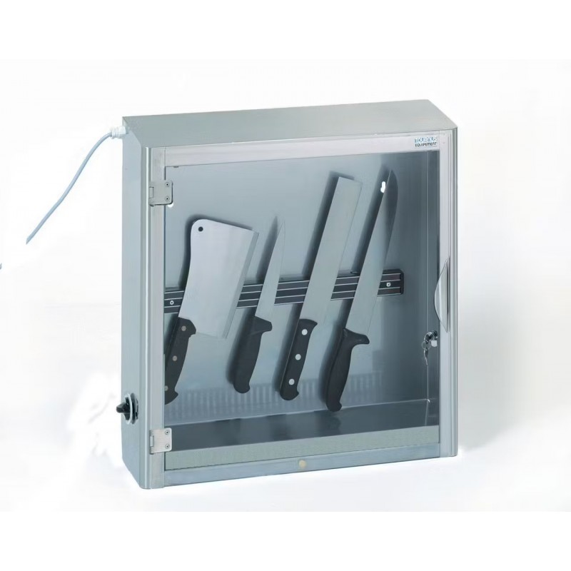 Armoire de Stérilisation 1 Porte TOURNUS EQUIPEMENT avec Barre Aimantée pour 15 Couteaux 60x57.5x17cm - 816422