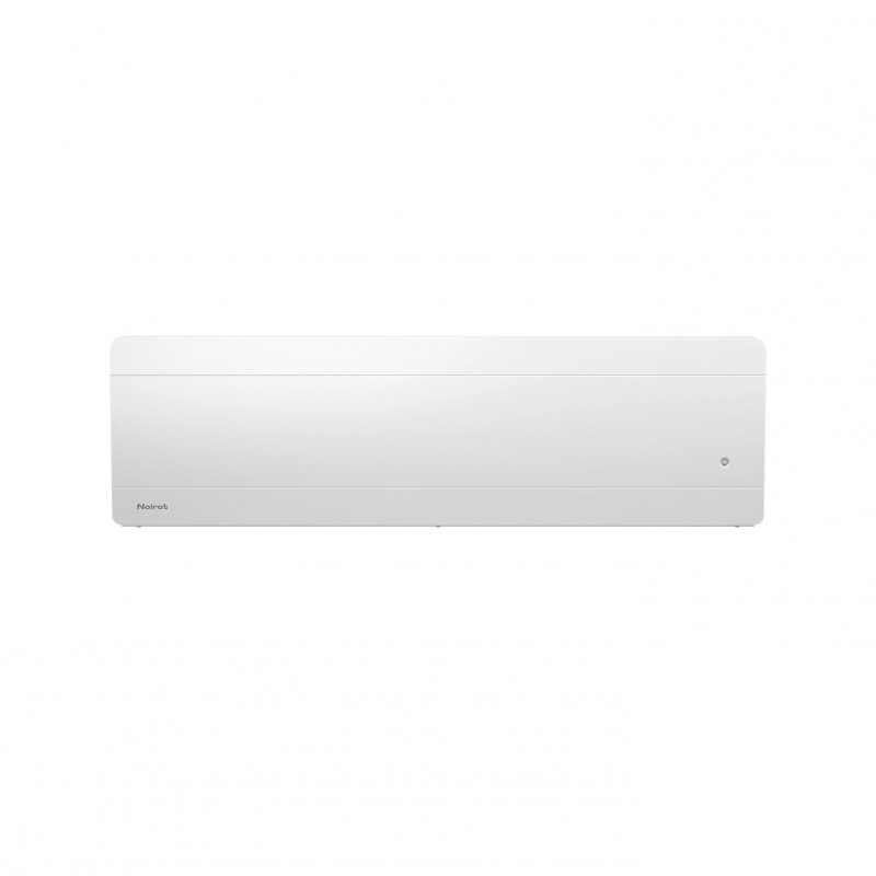 Radiateur Électrique à Inertie Fonte 1000W NOIROT Walter Plinthe Blanc