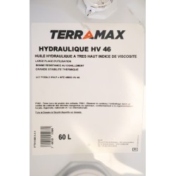TERRAMAX - Fût de 60L Huile Hydraulique HV46 - 68757