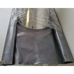 Solin Toiture Inox Pente 5°-30° Avec Collet Anti-Intempéries Ø150mm pas cher.