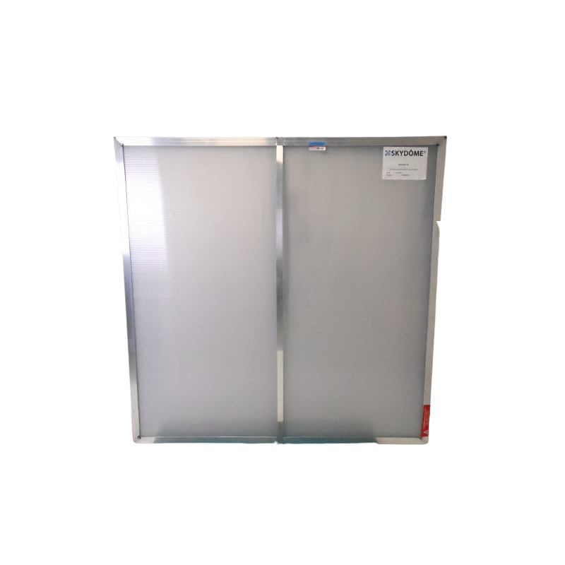 Rehausse SKYDÔME Pyrodôme Evolupneu Chanfreiné SD SL250 140x140cm Pca10 Opal Ht310