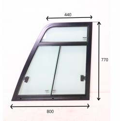 MANITOU - Vitre latérale Gauche de Cabine pour Chariots - 561020