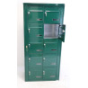 Bloc de 10 Boites aux Lettres LEABOX Collectives Extérieur Mural Vert - 2x5
