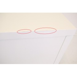 Bloc de 4 Boîtes aux Lettres LEABOX Collective Extérieur Blanc Sans Pieds - 2x2 - NEUF
