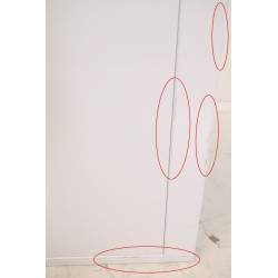 Bloc de 4 Boîtes aux Lettres LEABOX Collective Extérieur Blanc Sans Pieds - 2x2 - NEUF