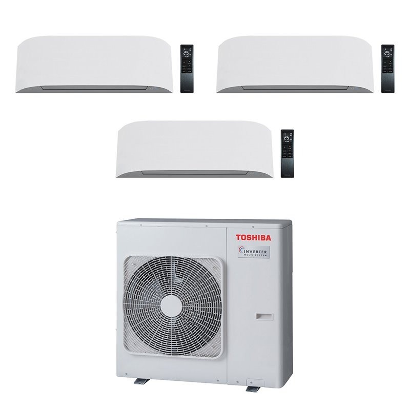 Ensemble de Climatisation Réversible 8,7kW TOSHIBA Haori Inverter Tri-Split Ensemble de Climatisation Réversible 8,7kW TOSHIBA Haori Inverter Tri-Split