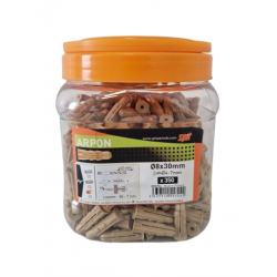 Lot de 350 Chevilles Arpon Plastique Universelle SPIT Ø8x30mm
