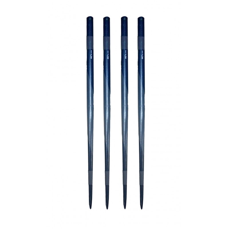 Lot de 4 Dents de Fourches de Chargeur SAUT DU TARN Profil Cruciforme L1200 Ø40 Percée Ø11.5 - 4FL1200