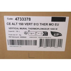 Chauffe-Eau Électrique 150L ALTECH Ø513mm Vertical 4733378-3000642