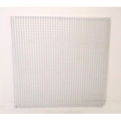 Grille Caillebotis en Aluminium 1350X1350 mm Maille 30X30 mm Blanc - NEUVE