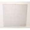 Grille Caillebotis en Aluminium 1350X1350 mm Maille 30X30 mm Blanc - NEUVE