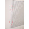 Grille Caillebotis en Aluminium 1350X1350 mm Maille 30X30 mm Blanc - NEUVE