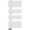 ALTERNA - Sèche-Serviettes 500W Concerto Asymétrique Blanc - 4476353