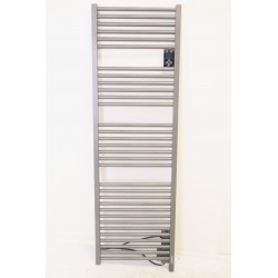 Sèche-Serviettes Électrique 750W ATLANTIC Doris Digital Connecté Vertical Mural Gris Anthracite - 850477 - NEUF