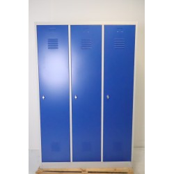 Vestiaire Industrie Salissante 3 Colonnes Fermeture Moraillon