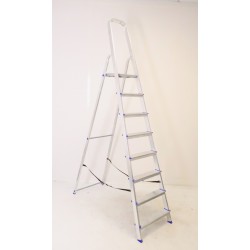 Escabeau Aluminium 8 Marches VERITT Hauteur d'Accès 3,5m Charge 150kg - ALW508
