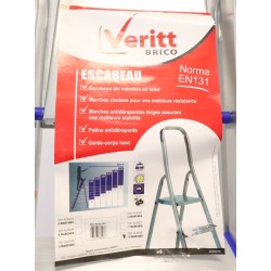 Escabeau Aluminium 8 Marches VERITT Hauteur d'Accès 3,5m Charge 150kg - ALW508