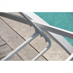Bain de Soleil Transat Chaise Longue DCB GARDEN Multi-Positions 5 Positions