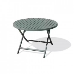 DCB GARDEN - Table Pliante Ronde Marius Ø110 - MARIUS-TB110-KAKI