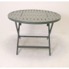 DCB GARDEN - Table Pliante Ronde Marius Ø110 - MARIUS-TB110-KAKI