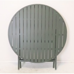 DCB GARDEN - Table Pliante Ronde Marius Ø110 - MARIUS-TB110-KAKI