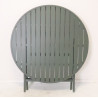 DCB GARDEN - Table Pliante Ronde Marius Ø110 - MARIUS-TB110-KAKI
