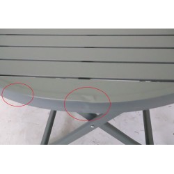 DCB GARDEN - Table Pliante Ronde Marius Ø110 - MARIUS-TB110-KAKI