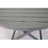 DCB GARDEN - Table Pliante Ronde Marius Ø110 - MARIUS-TB110-KAKI