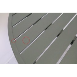 DCB GARDEN - Table Pliante Ronde Marius Ø110 - MARIUS-TB110-KAKI