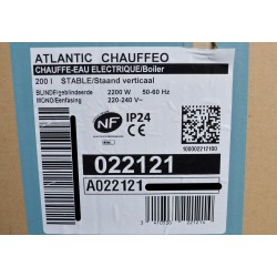Chauffe-Eau Électrique 200L ATLANTIC Chaufféo Vertical